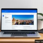 자바스크립트 성능 향상을 위한 오프라인 처리 - A modern web developer&rsquo;s workspace showing a large ultra-wide monitor displaying a complex React app...